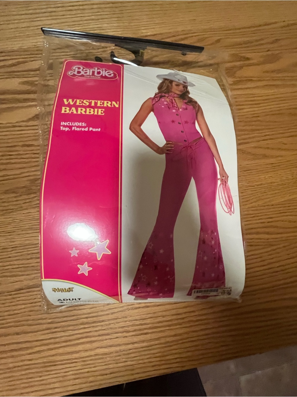 Spirit Western Barbie Movie Jumpsuit Costume Set Adult Size Medium 8-10 Pink